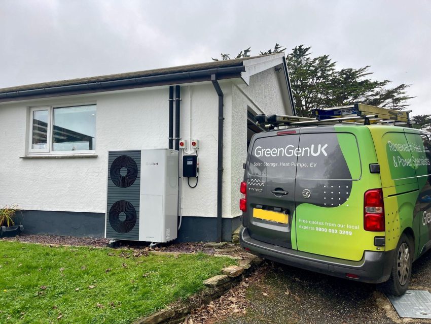 Air Source Heat Pump installed via Boiler Upgrade Scheme