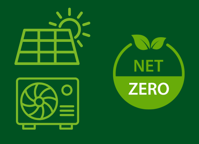 Solar PV, Heat Pumps, Net Zero